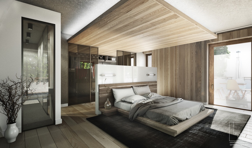 beautiful wooden bedroom design