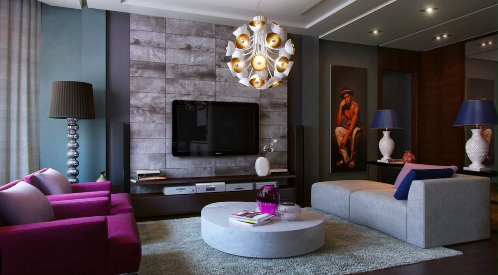 contemporary living room