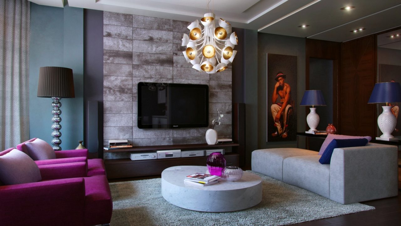 Dashingly Contemporary Living Room Designs With Creative And