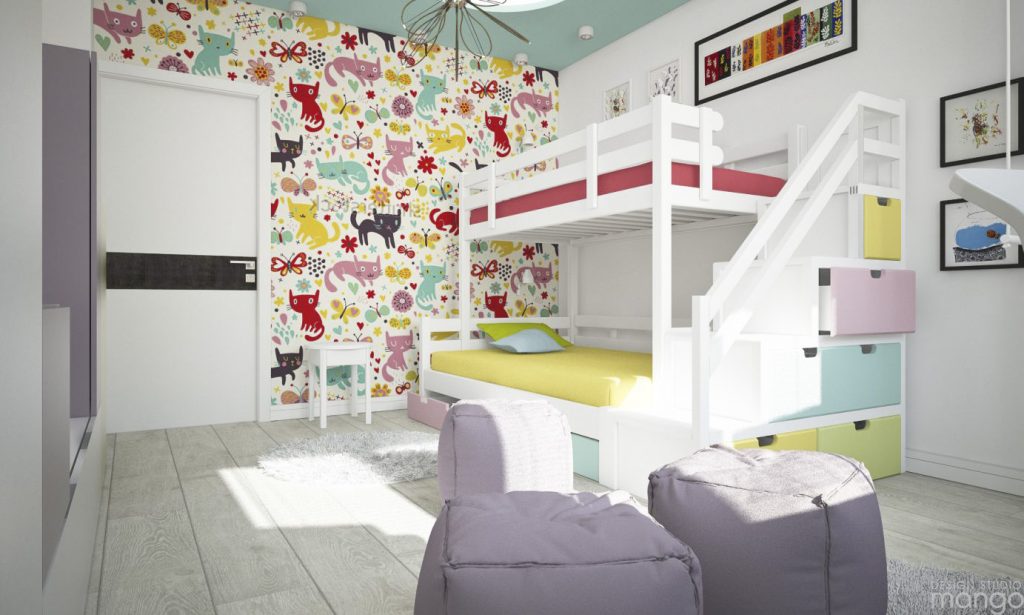 colorful kids room