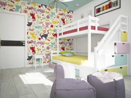 colorful kids room