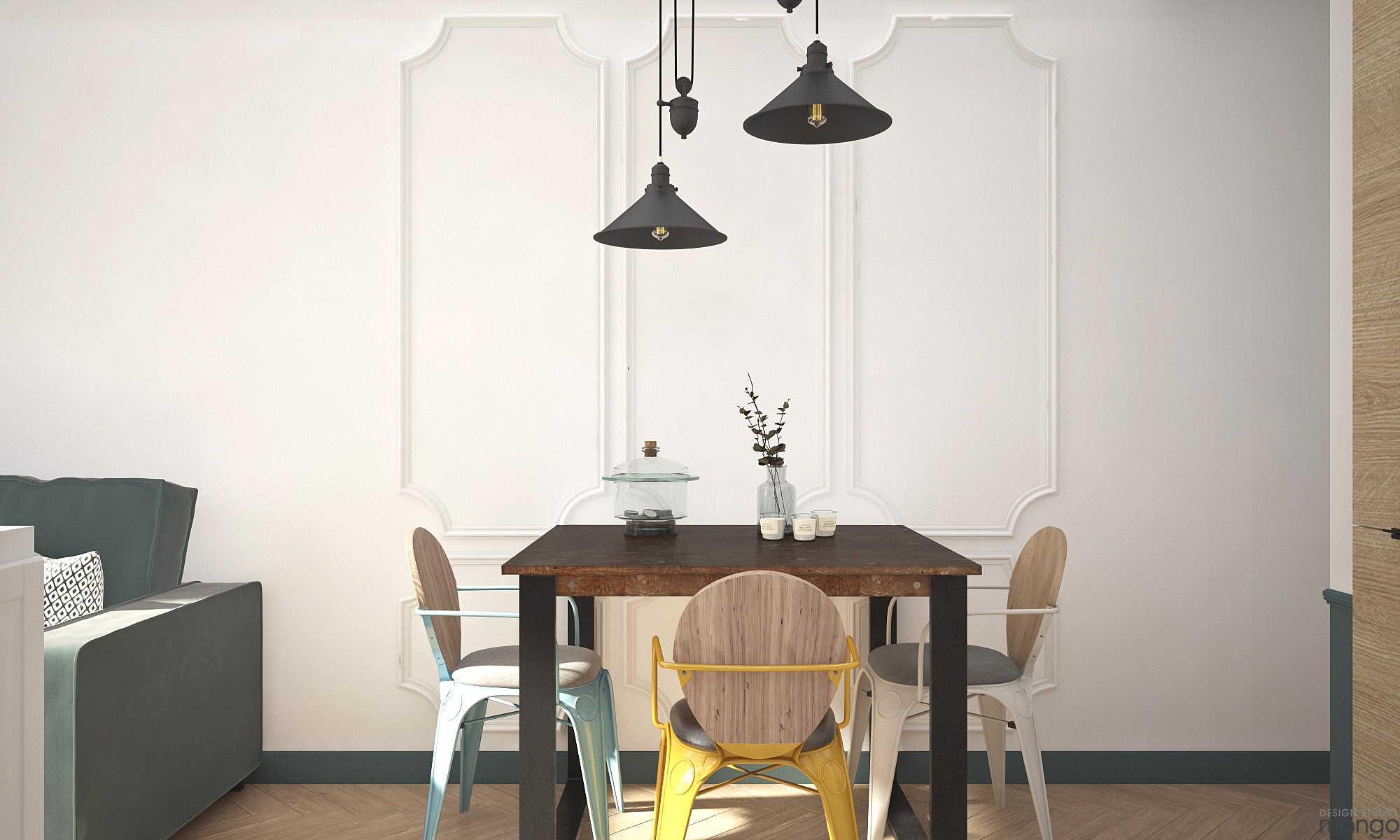 small modern dining room designs