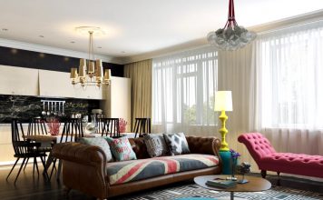 Modern Apartment Design With Pop Artwork Style Decor Looks More Trendy and Stylish modern apartment design with pop artwork