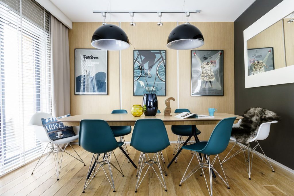 modern scandinavian dining room