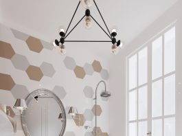 white bathroom backsplash design