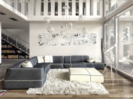 white luxury home design