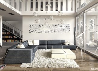 white luxury home design