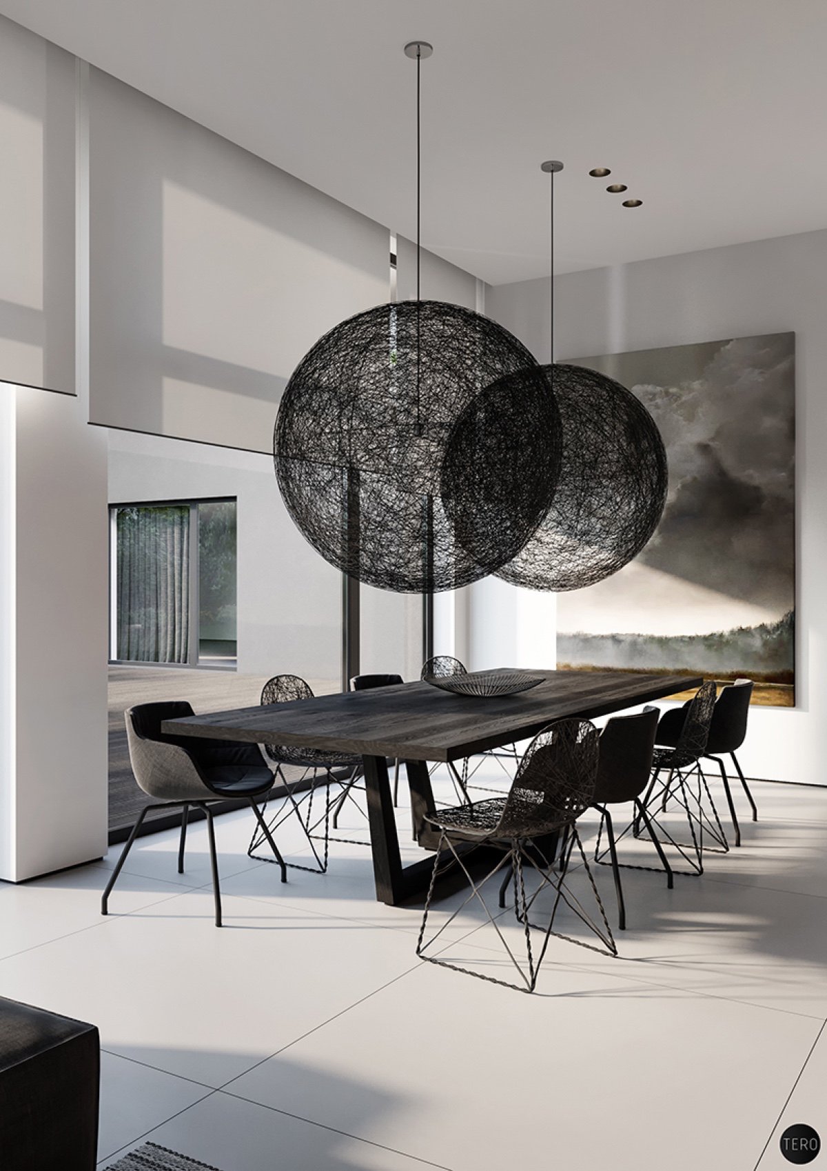 Find Modern and Minimalist Dining Room Designs With Enticing Decor That