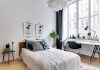 Bedroom interior design with Scandinavian style