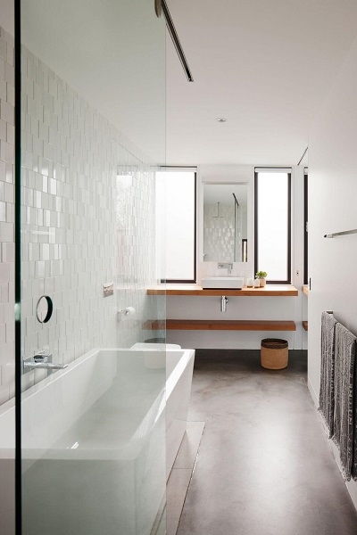 Contemporary bathroom design