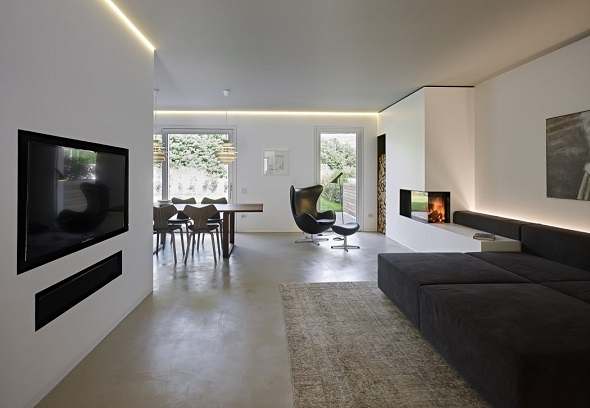 Contemporary living room design