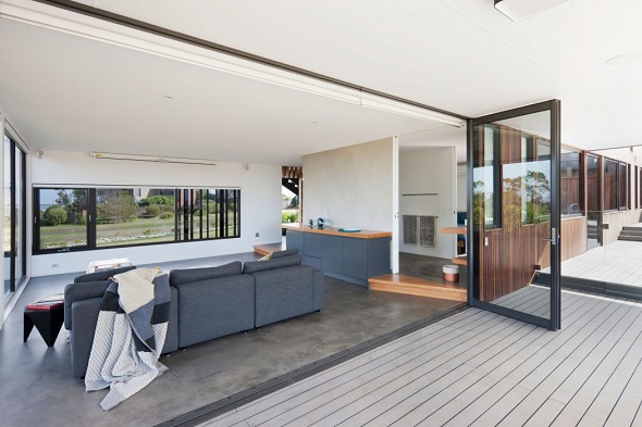 Contemporary living room interior