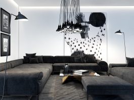 creative light fixture living room