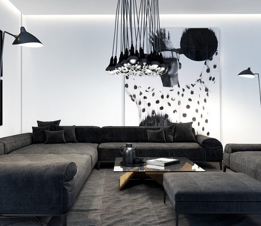 creative light fixture living room