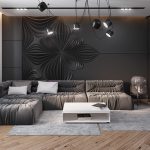 dark living room wall ideas