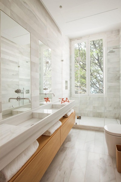 Modern bathroom design