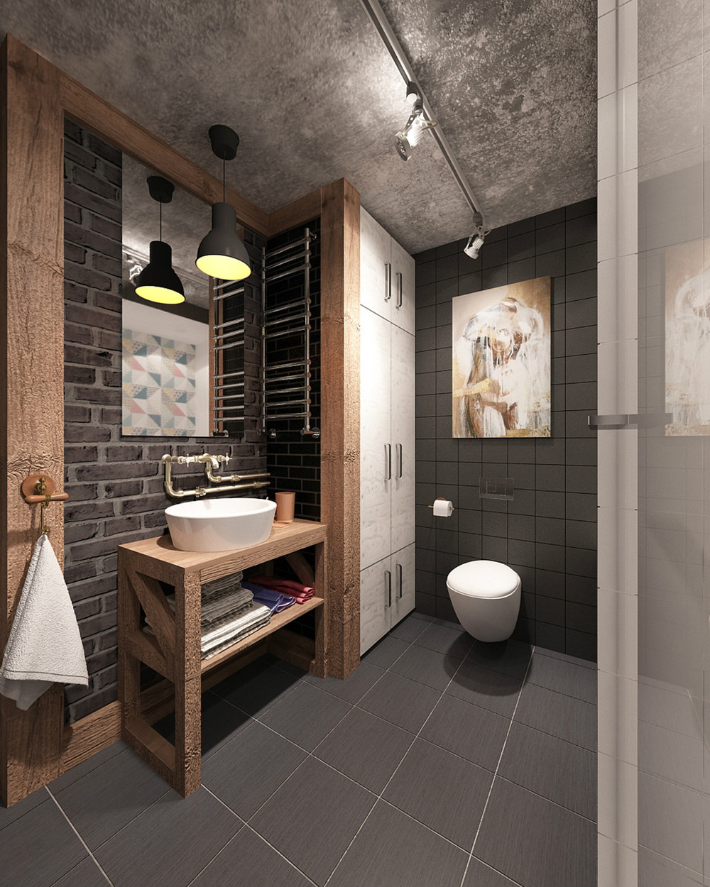 simple small decorating bathroom