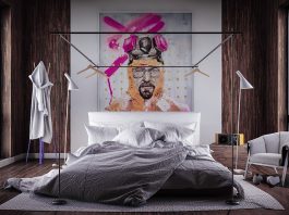 pop art bedroom design