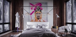 pop art bedroom design