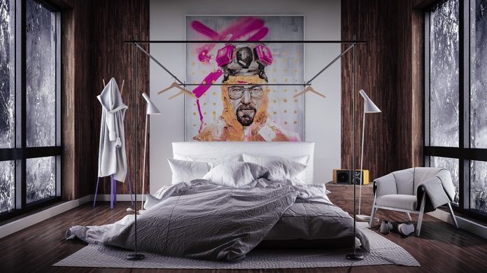 pop art bedroom design