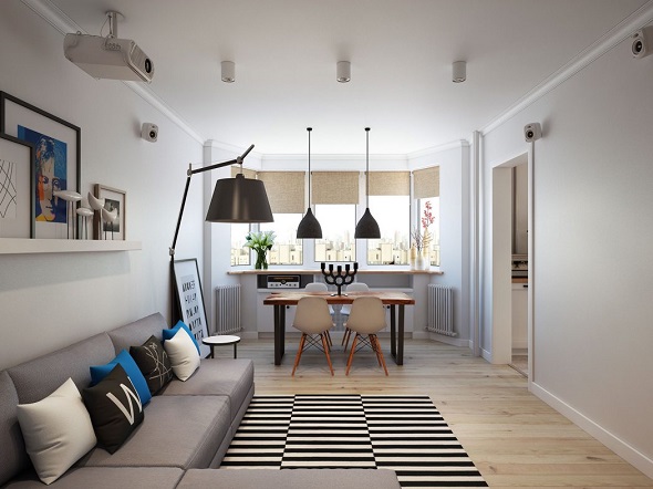 Scandinavian small living room ideas