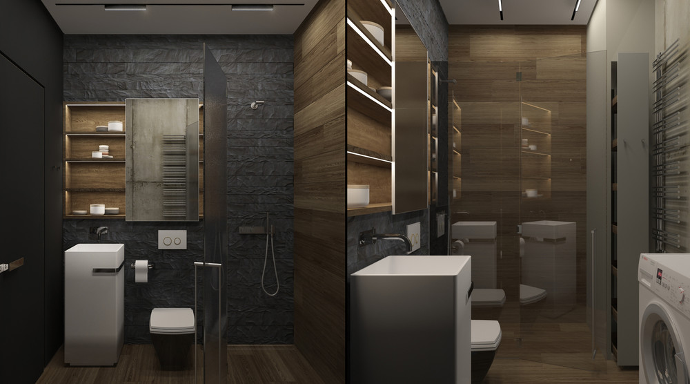 small luxury bathroom