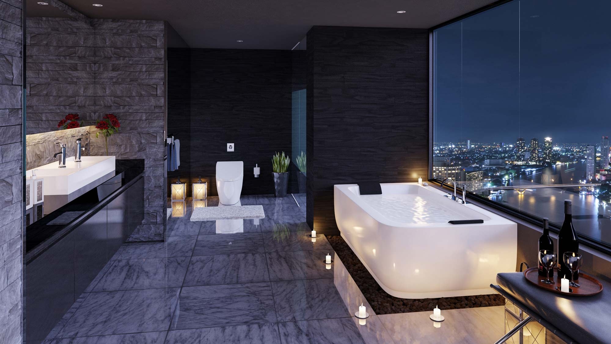 luxury bathroom decor