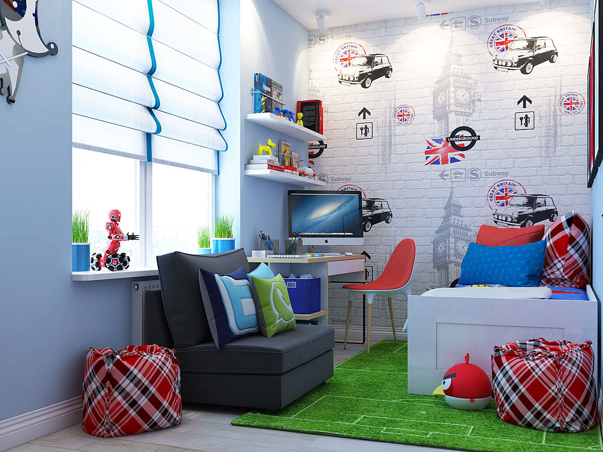 colorful kids room design