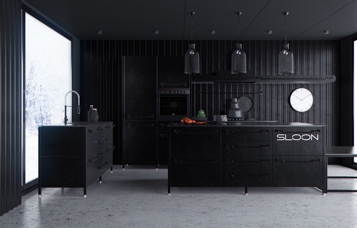 Types of Luxury Dark Kitchen Designs Completed With Modern and Stylish