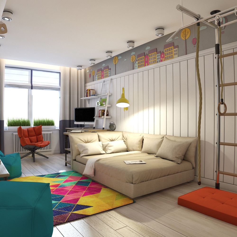 3 Modern Teen Room Designs Decorated With Creative Ideas Looks Funky   Alex Katyushin2 