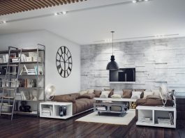 trendy living room