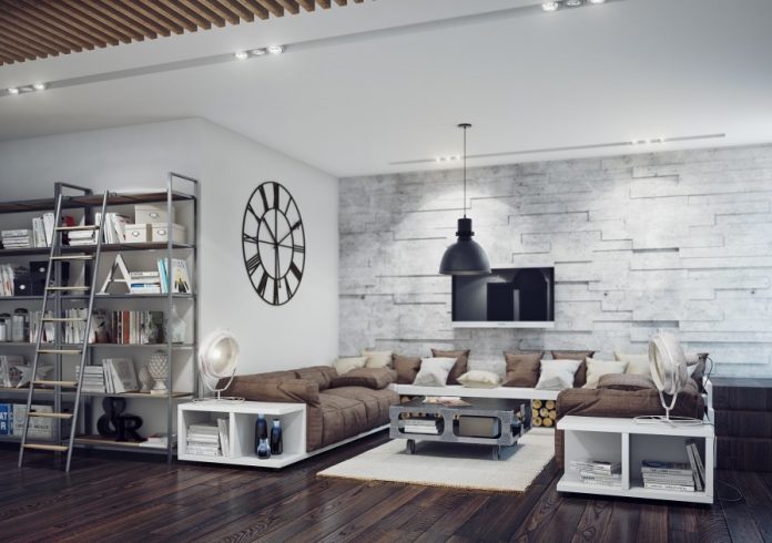 trendy living room