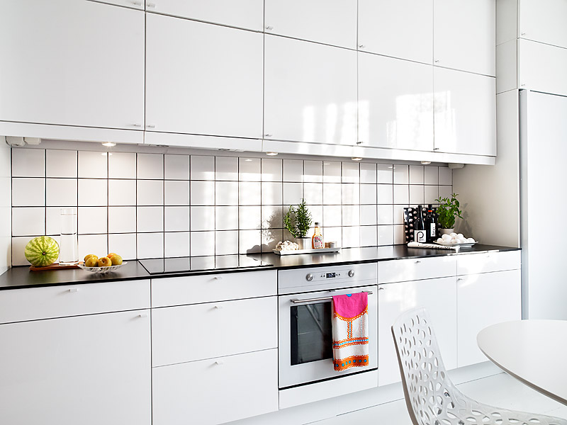 Modern Swedish Home Design Exposed White Color Which Very Suitable To ...