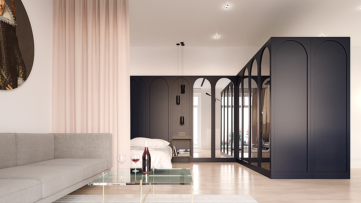 Minimalist Apartment Interior Design Combines A Simple ...