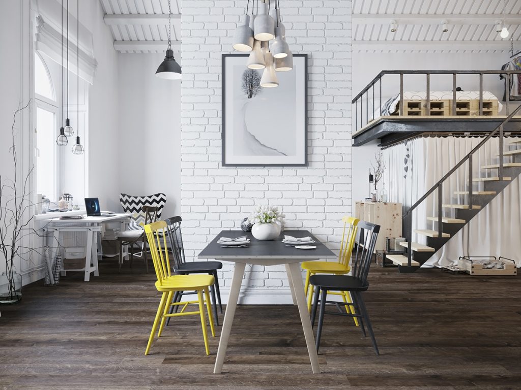 Scandinavian studio apartment