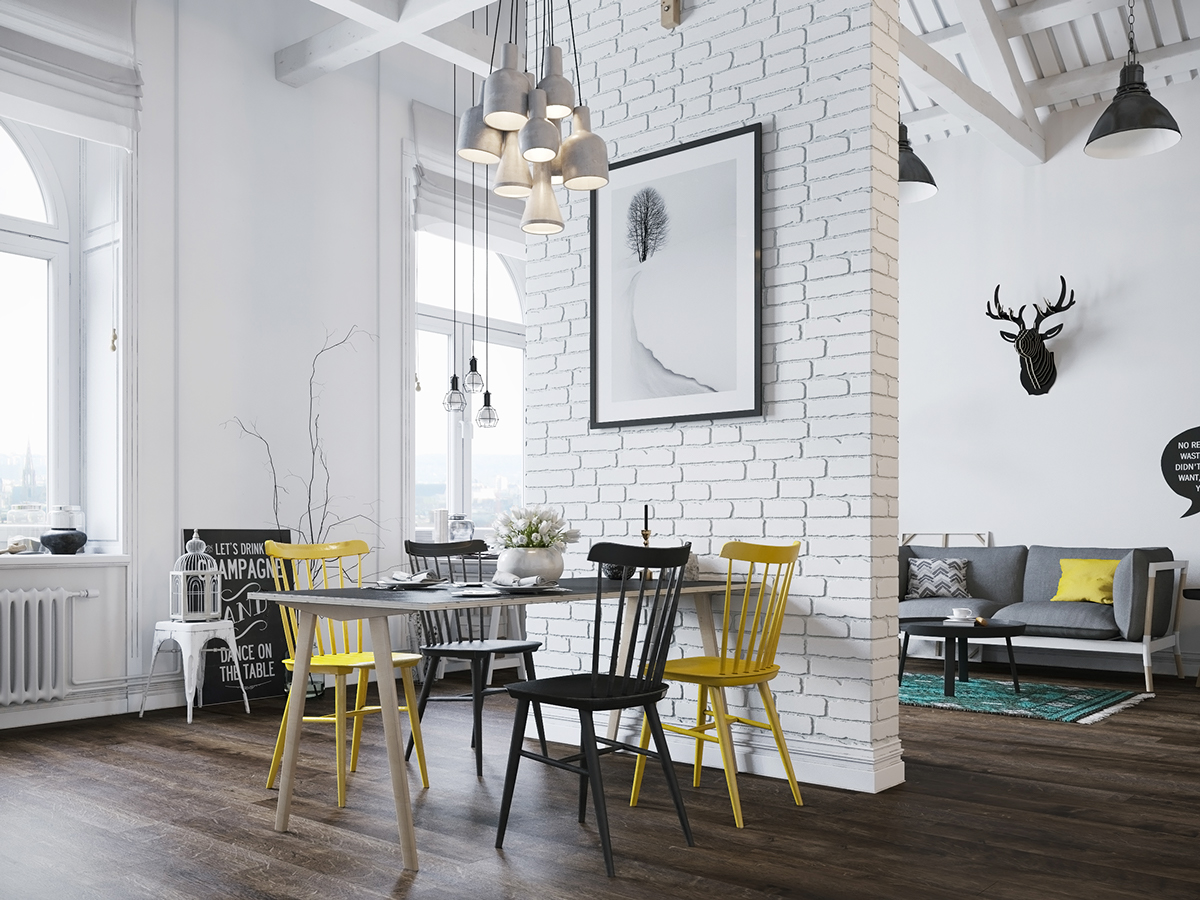 scandinavian dining room design