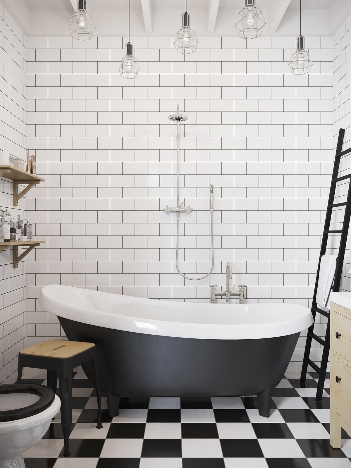 scandinavian bathroom design