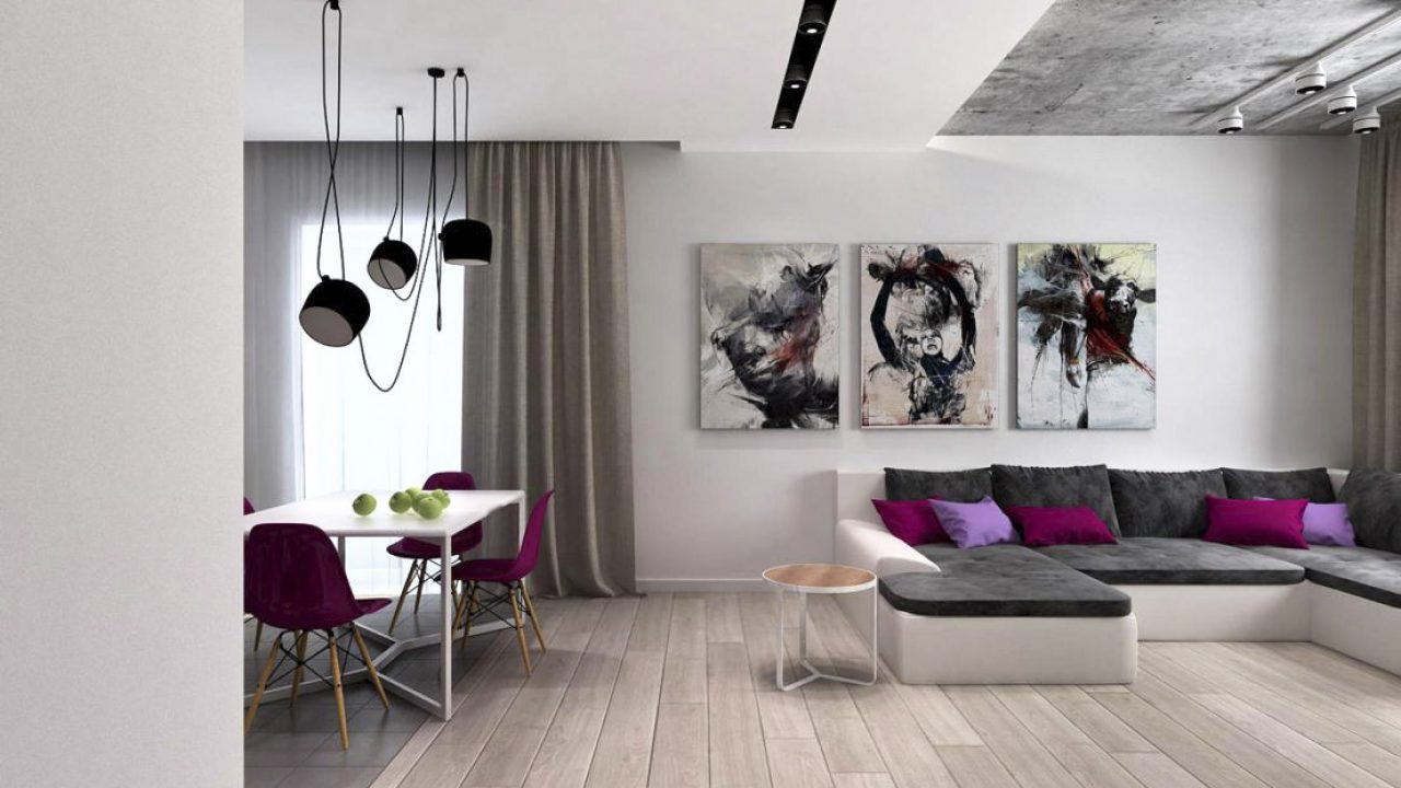 Luxury Apartment Design Arranged With Open Plan And Awesome Decorating Ideas In It Roohome