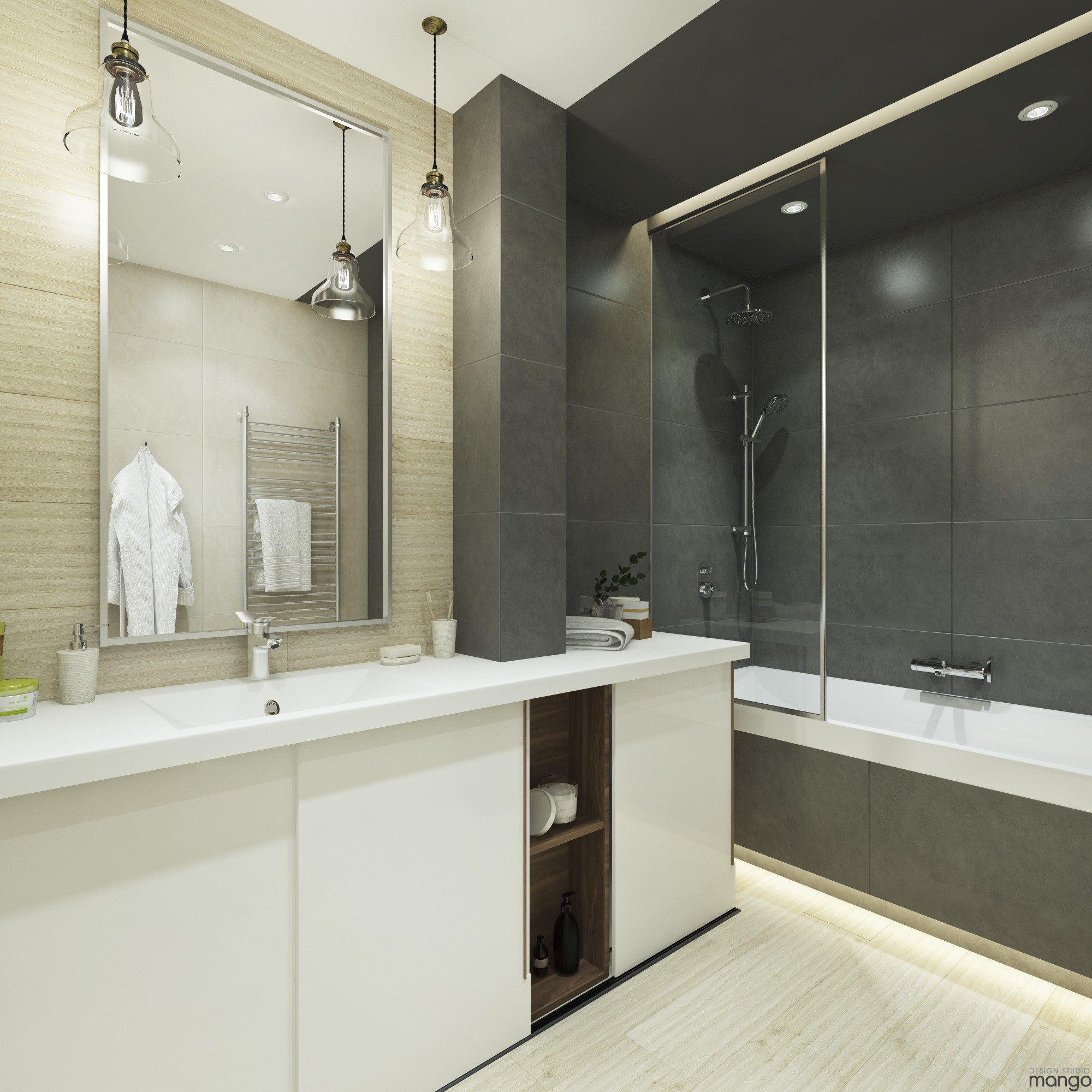 modern small bathroom designs combined with variety of