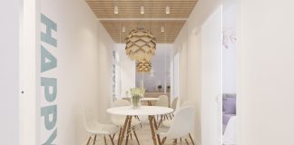 minimalist small dining room