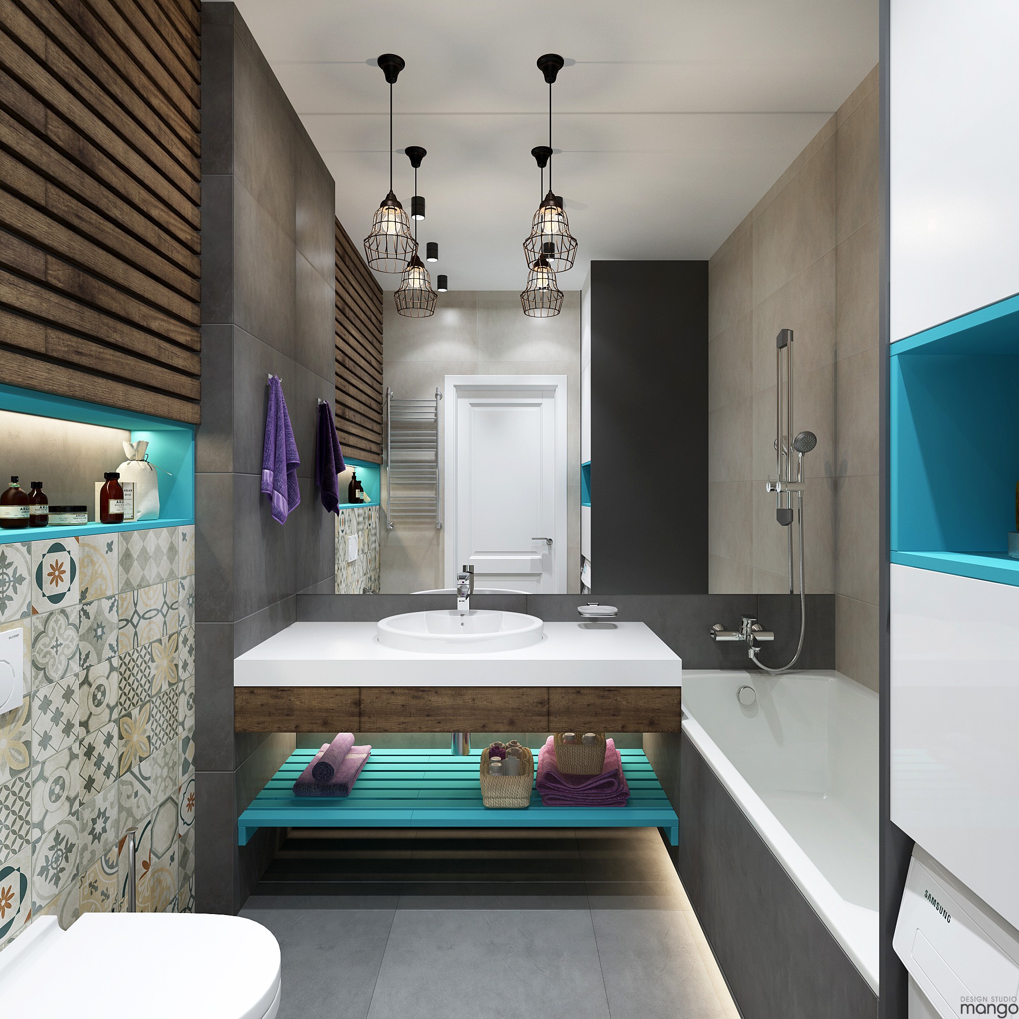 Modern Small Bathroom Designs Combined With Variety of