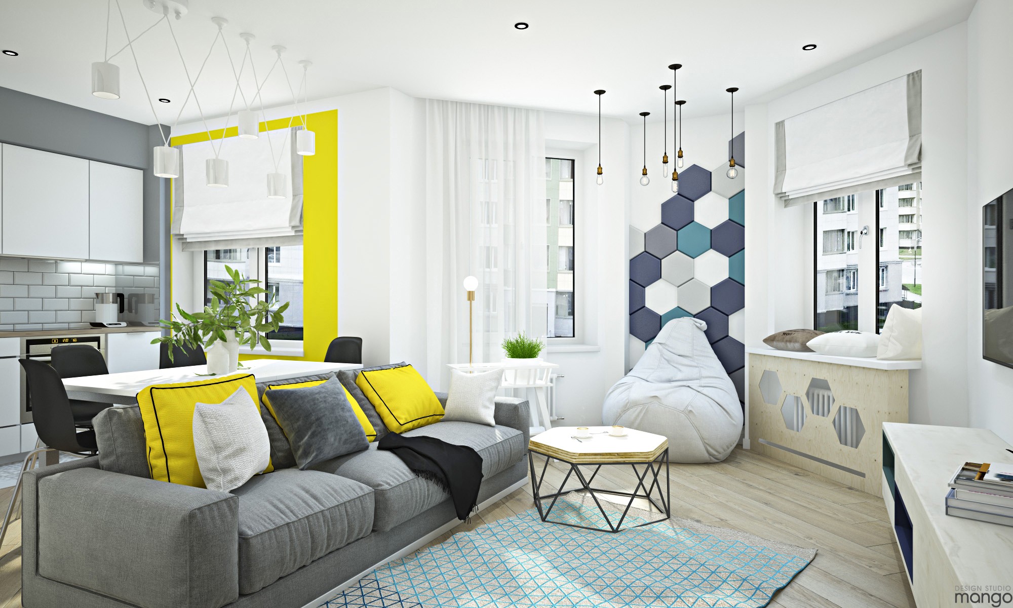modern small living room decor