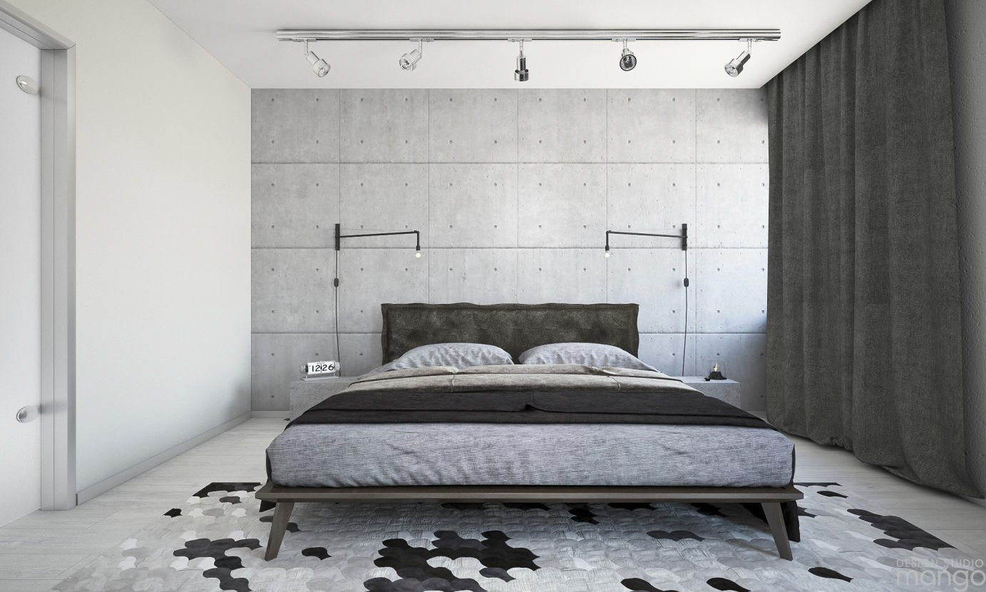 gray bedroom design