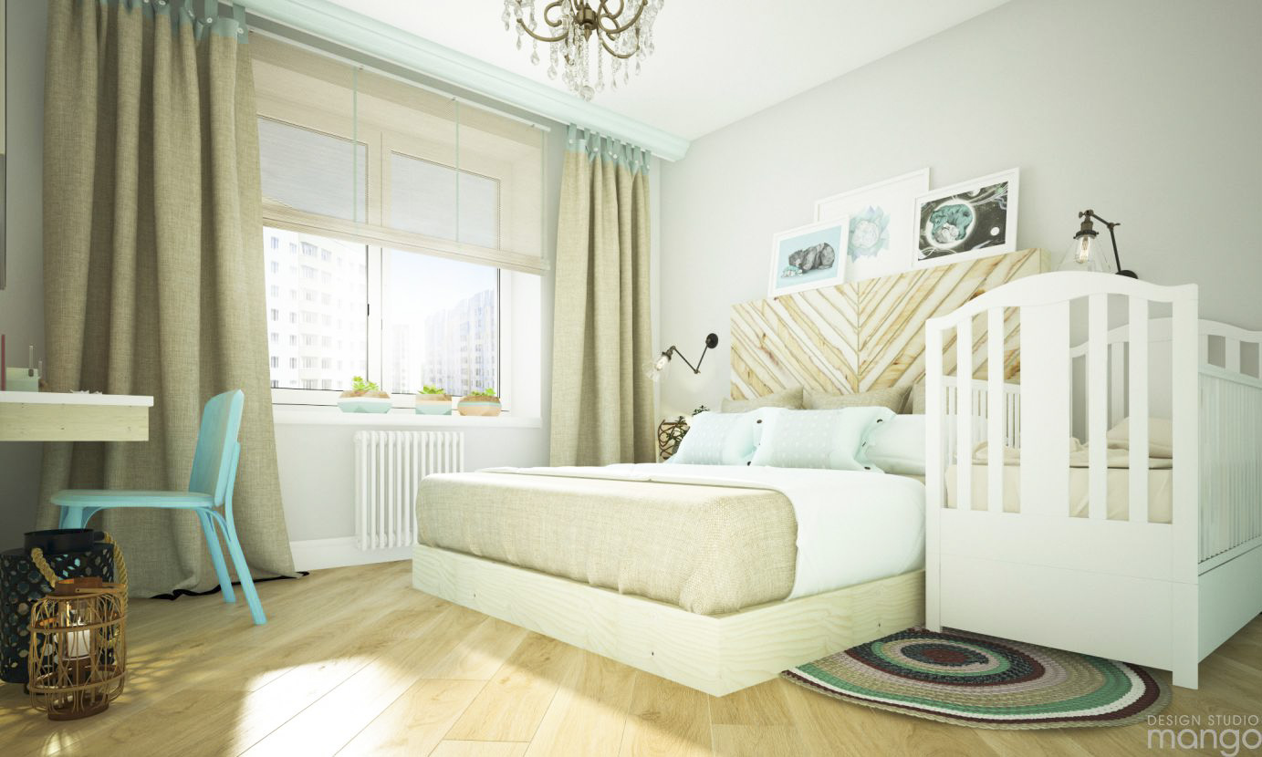 minimalist white bedroom