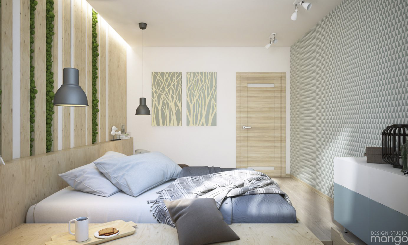 soft modern bedroom design