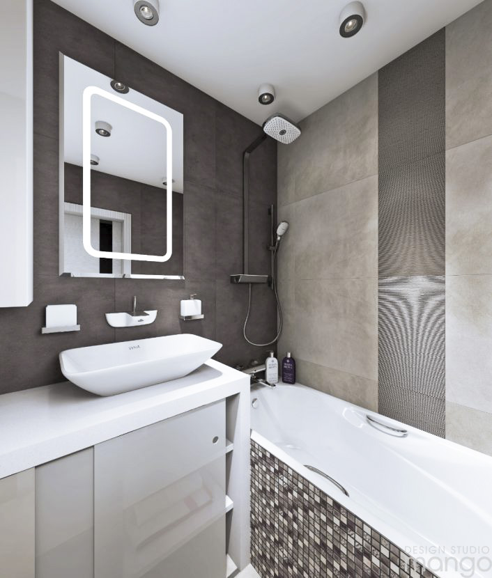 small gray bathroom decor