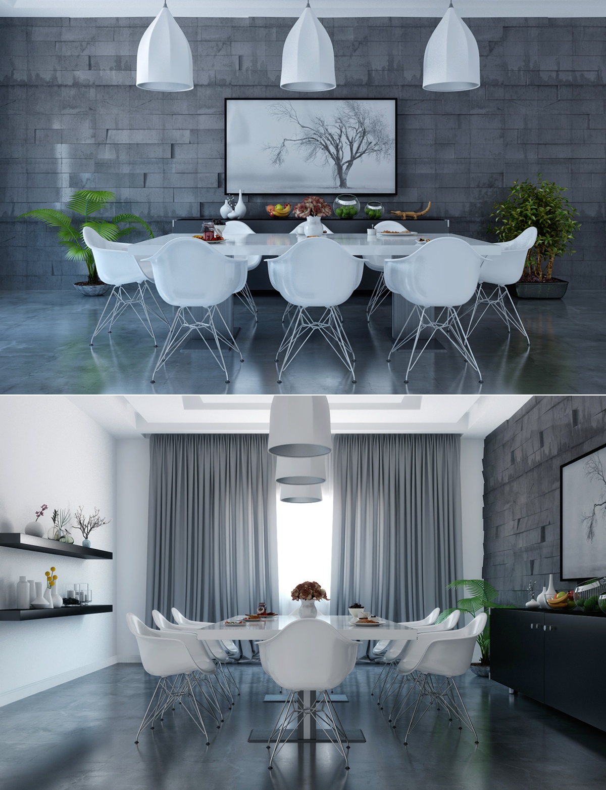 Modern Dining Room Designs Combined With Minimalist Decor