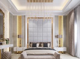 luxury bedroom wall texture design