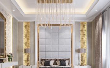 luxury bedroom wall texture design