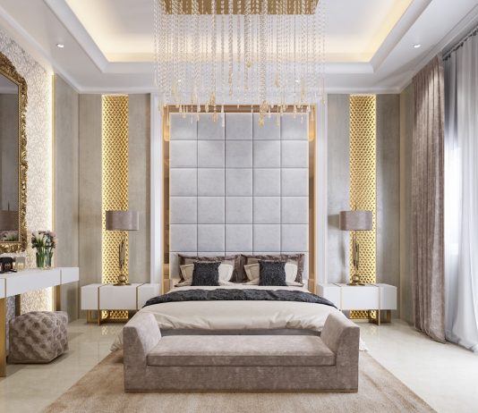 luxury bedroom wall texture design